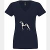 N6480 - Next Level Ladies' Sueded V-Neck T-Shirt Thumbnail