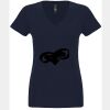 N6480 - Next Level Ladies' Sueded V-Neck T-Shirt Thumbnail
