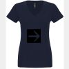 N6480 - Next Level Ladies' Sueded V-Neck T-Shirt Thumbnail
