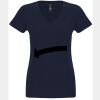 N6480 - Next Level Ladies' Sueded V-Neck T-Shirt Thumbnail