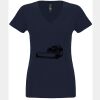 N6480 - Next Level Ladies' Sueded V-Neck T-Shirt Thumbnail