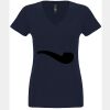 N6480 - Next Level Ladies' Sueded V-Neck T-Shirt Thumbnail