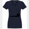 N6480 - Next Level Ladies' Sueded V-Neck T-Shirt Thumbnail