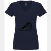 N6480 - Next Level Ladies' Sueded V-Neck T-Shirt Thumbnail