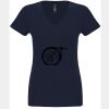 N6480 - Next Level Ladies' Sueded V-Neck T-Shirt Thumbnail