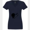N6480 - Next Level Ladies' Sueded V-Neck T-Shirt Thumbnail