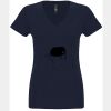 N6480 - Next Level Ladies' Sueded V-Neck T-Shirt Thumbnail