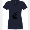 N6480 - Next Level Ladies' Sueded V-Neck T-Shirt Thumbnail