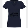 N6480 - Next Level Ladies' Sueded V-Neck T-Shirt Thumbnail