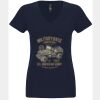 N6480 - Next Level Ladies' Sueded V-Neck T-Shirt Thumbnail