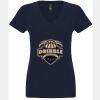 N6480 - Next Level Ladies' Sueded V-Neck T-Shirt Thumbnail