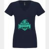 N6480 - Next Level Ladies' Sueded V-Neck T-Shirt Thumbnail
