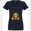 N6480 - Next Level Ladies' Sueded V-Neck T-Shirt Thumbnail