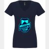 N6480 - Next Level Ladies' Sueded V-Neck T-Shirt Thumbnail