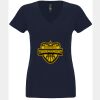 N6480 - Next Level Ladies' Sueded V-Neck T-Shirt Thumbnail
