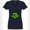 N6480 - Next Level Ladies' Sueded V-Neck T-Shirt Thumbnail