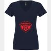 N6480 - Next Level Ladies' Sueded V-Neck T-Shirt Thumbnail