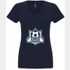 N6480 - Next Level Ladies' Sueded V-Neck T-Shirt Thumbnail