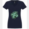 N6480 - Next Level Ladies' Sueded V-Neck T-Shirt Thumbnail