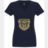 N6480 - Next Level Ladies' Sueded V-Neck T-Shirt Thumbnail