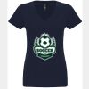 N6480 - Next Level Ladies' Sueded V-Neck T-Shirt Thumbnail