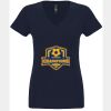 N6480 - Next Level Ladies' Sueded V-Neck T-Shirt Thumbnail