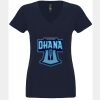 N6480 - Next Level Ladies' Sueded V-Neck T-Shirt Thumbnail