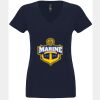 N6480 - Next Level Ladies' Sueded V-Neck T-Shirt Thumbnail