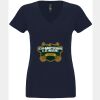 N6480 - Next Level Ladies' Sueded V-Neck T-Shirt Thumbnail