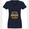N6480 - Next Level Ladies' Sueded V-Neck T-Shirt Thumbnail