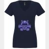 N6480 - Next Level Ladies' Sueded V-Neck T-Shirt Thumbnail