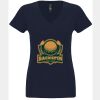 N6480 - Next Level Ladies' Sueded V-Neck T-Shirt Thumbnail