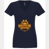 N6480 - Next Level Ladies' Sueded V-Neck T-Shirt Thumbnail
