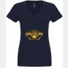 N6480 - Next Level Ladies' Sueded V-Neck T-Shirt Thumbnail