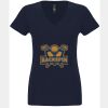 N6480 - Next Level Ladies' Sueded V-Neck T-Shirt Thumbnail