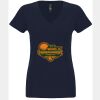 N6480 - Next Level Ladies' Sueded V-Neck T-Shirt Thumbnail