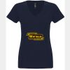 N6480 - Next Level Ladies' Sueded V-Neck T-Shirt Thumbnail
