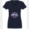 N6480 - Next Level Ladies' Sueded V-Neck T-Shirt Thumbnail