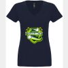 N6480 - Next Level Ladies' Sueded V-Neck T-Shirt Thumbnail