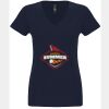 N6480 - Next Level Ladies' Sueded V-Neck T-Shirt Thumbnail