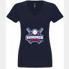 N6480 - Next Level Ladies' Sueded V-Neck T-Shirt Thumbnail