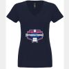 N6480 - Next Level Ladies' Sueded V-Neck T-Shirt Thumbnail