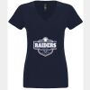 N6480 - Next Level Ladies' Sueded V-Neck T-Shirt Thumbnail