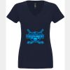 N6480 - Next Level Ladies' Sueded V-Neck T-Shirt Thumbnail