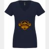 N6480 - Next Level Ladies' Sueded V-Neck T-Shirt Thumbnail