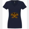 N6480 - Next Level Ladies' Sueded V-Neck T-Shirt Thumbnail