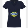N6480 - Next Level Ladies' Sueded V-Neck T-Shirt Thumbnail