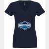 N6480 - Next Level Ladies' Sueded V-Neck T-Shirt Thumbnail