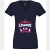 N6480 - Next Level Ladies' Sueded V-Neck T-Shirt Thumbnail