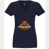 N6480 - Next Level Ladies' Sueded V-Neck T-Shirt Thumbnail